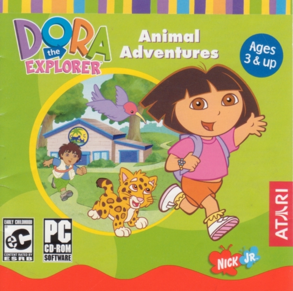 Dora the Explorer PC game package